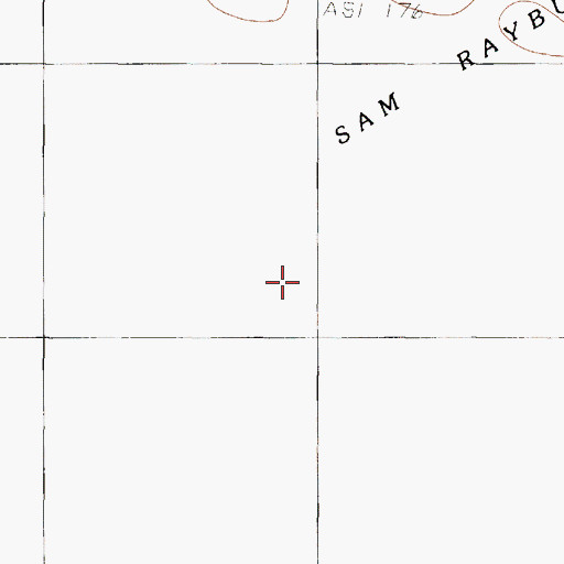 Topographic Map of Powell Branch, TX