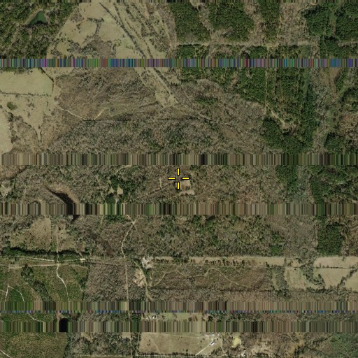 Aerial/Satellite Image of Price Cemetery, TX