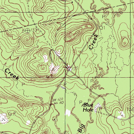 Topographic Map of Rockwall Church, TX