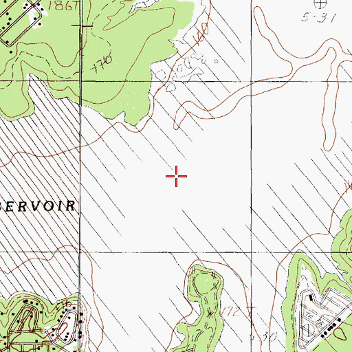 Topographic Map of Rocky Creek, TX