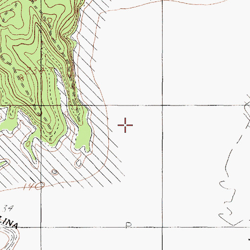 Topographic Map of Salt Lake, TX