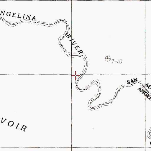 Topographic Map of Sandy Creek, TX