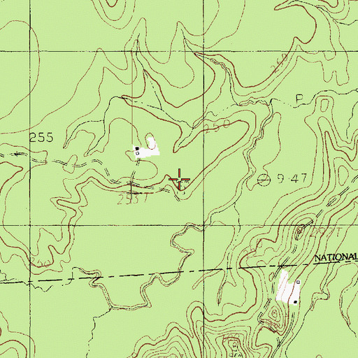 Topographic Map of Deas-Mason-Smith Cemetery, TX