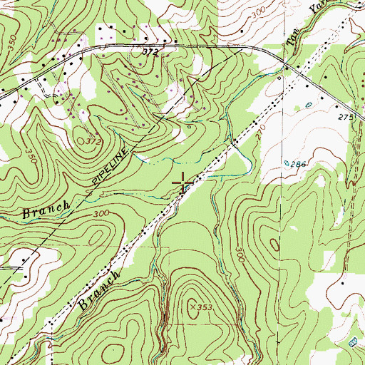 Topographic Map of Spring Branch, TX