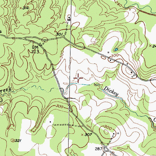 Topographic Map of Lundy School (historical), TX