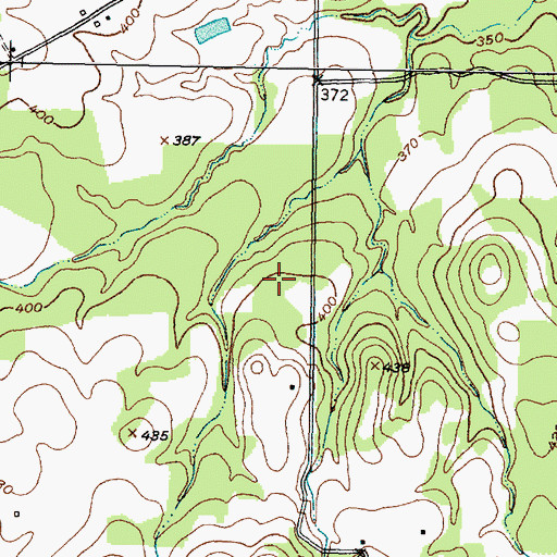 Topographic Map of Daniel-Belview School, TX