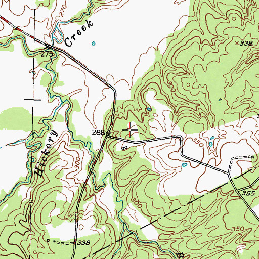 Topographic Map of Patton Family Graves, TX