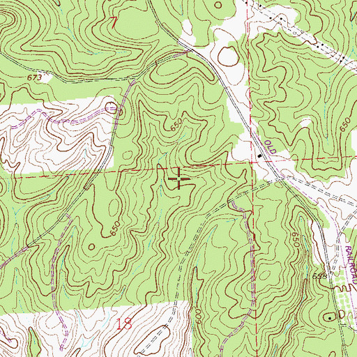 Topographic Map of Wells Bridge (historical), AL