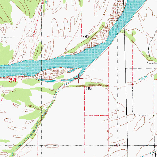 Topographic Map of Peppercamp Creek, TX