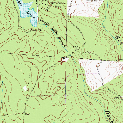 Topographic Map of Lone Star Trail Primitive Camp Number One, TX