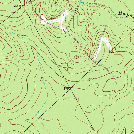 Topographic Map of Tarkington Hunter Camp, TX