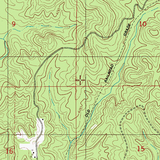 Topographic Map of Braehead Slope Mine, AL