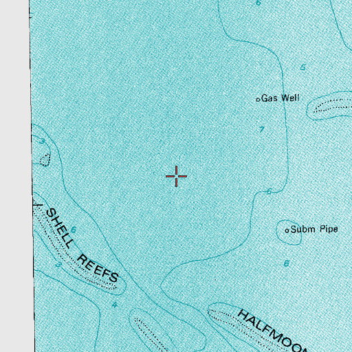 Topographic Map of Aransas County, TX