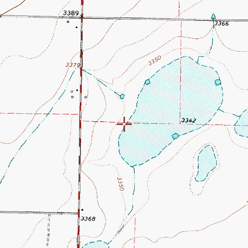 Topographic Map of Armstrong County, TX