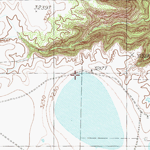 Topographic Map of Briscoe County, TX