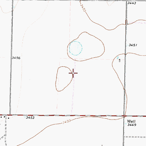 Topographic Map of Carson County, TX