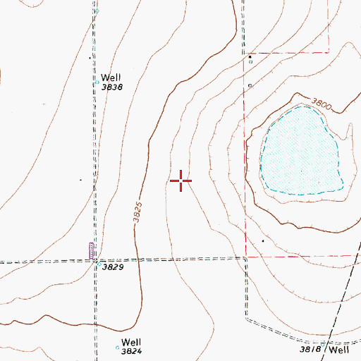 Topographic Map of Castro County, TX