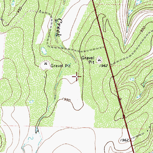 Topographic Map of Concho County, TX