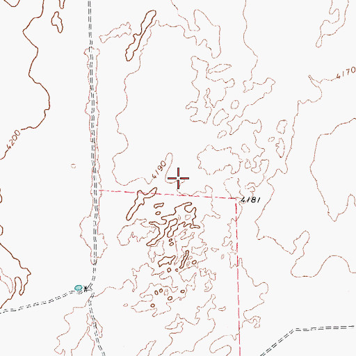 Topographic Map of Dallam County, TX