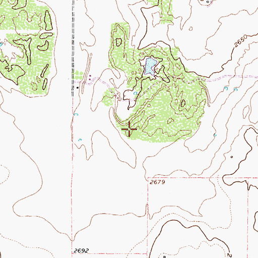 Topographic Map of Donley County, TX