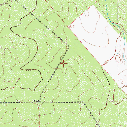 Topographic Map of Duval County, TX