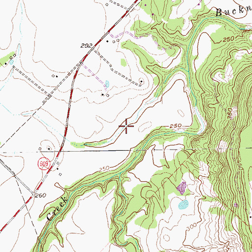 Topographic Map of Fayette County, TX