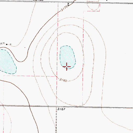 Topographic Map of Floyd County, TX