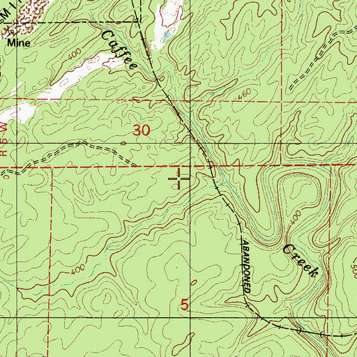 Topographic Map of New Hargrove (historical), AL