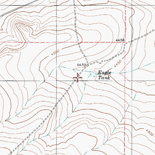 Topographic Map of Hudspeth County, TX