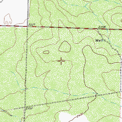 Topographic Map of Irion County, TX