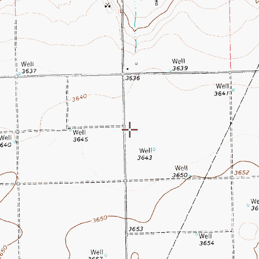 Topographic Map of Lamb County, TX