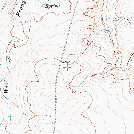 Topographic Map of Oldham County, TX