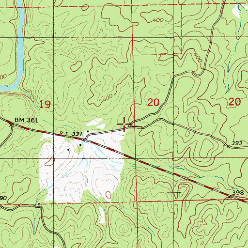 Topographic Map of Rock Institute (historical), AL