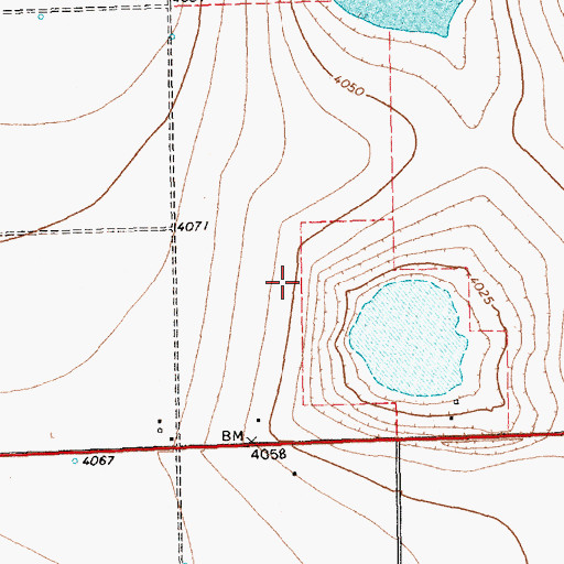 Topographic Map of Parmer County, TX