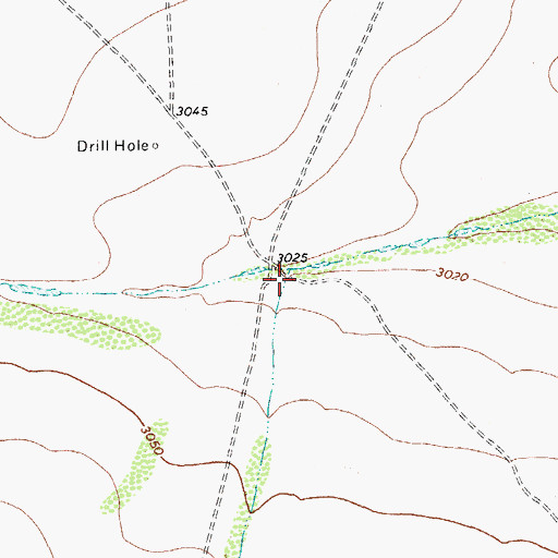 Topographic Map of Pecos County, TX