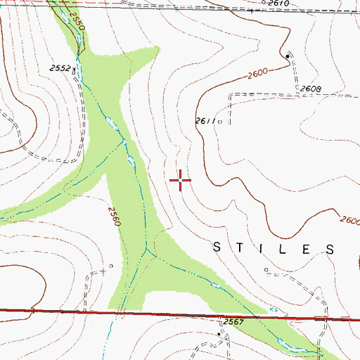 Topographic Map of Reagan County, TX