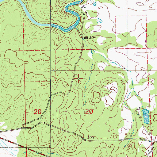 Topographic Map of Rock School (historical), AL