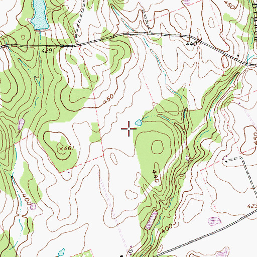 Topographic Map of Robertson County, TX