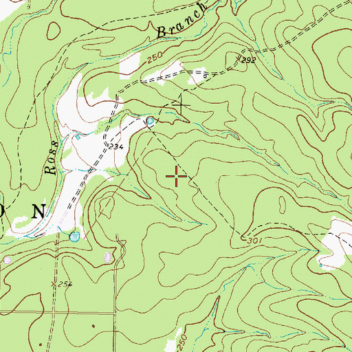 Topographic Map of San Jacinto County, TX