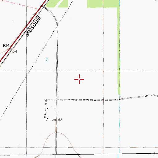 Topographic Map of San Patricio County, TX