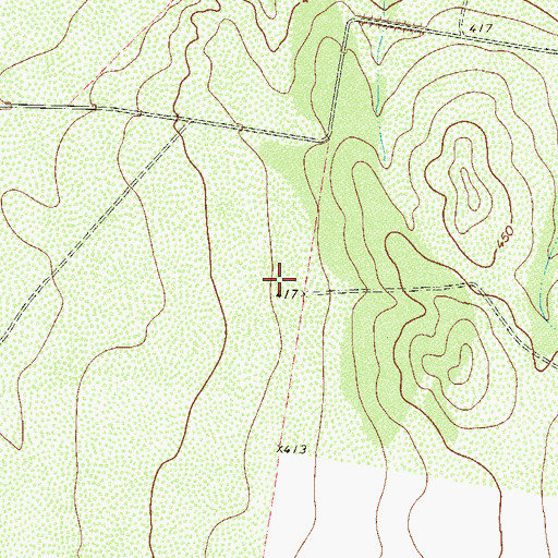 Topographic Map of Starr County, TX