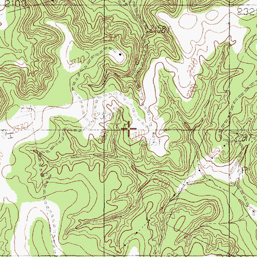 Topographic Map of Taylor County, TX