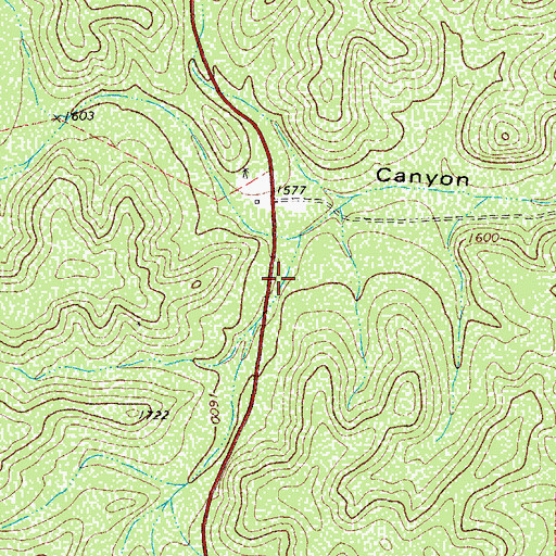 Topographic Map of Val Verde County, TX