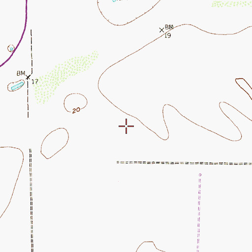 Topographic Map of Willacy County, TX