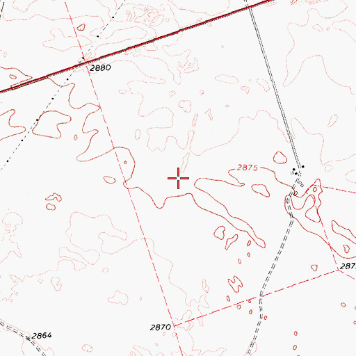 Topographic Map of Winkler County, TX