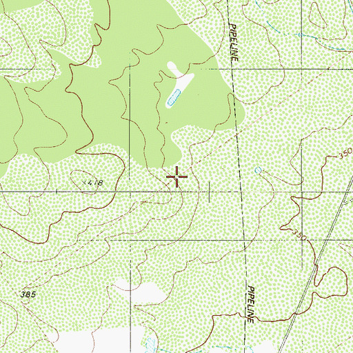 Topographic Map of Zapata County, TX