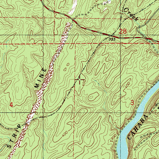 Topographic Map of Tico (historical), AL