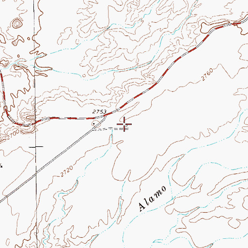 Topographic Map of Saint Helena Canyon Junction, TX