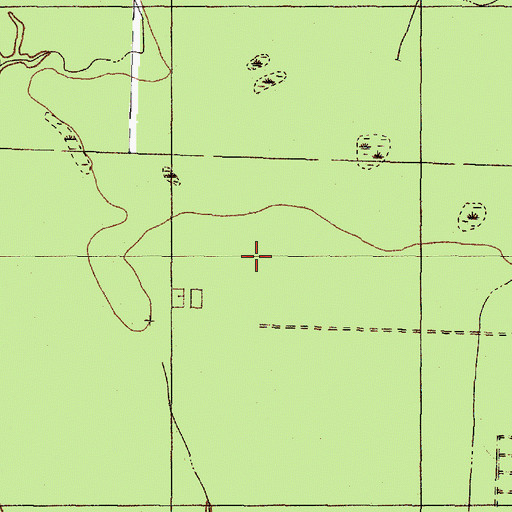 Topographic Map of Dayton Lake Estates, TX