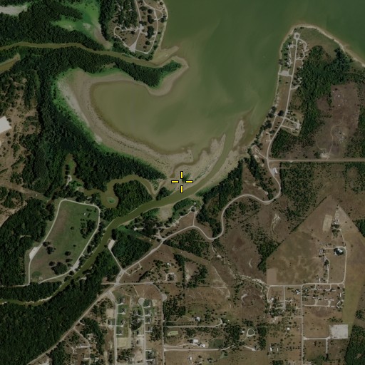 Aerial/Satellite Image of Bear Creek, TX